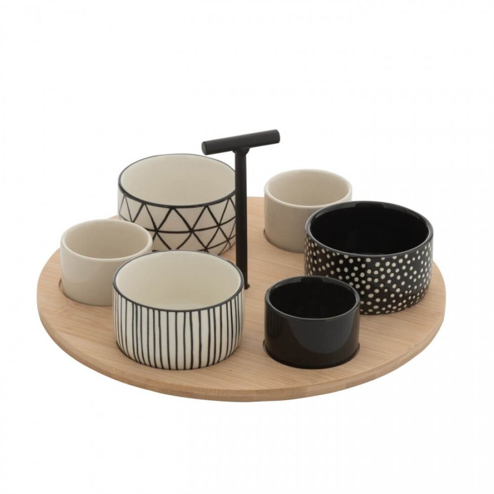 jline -tapasservies-zwart-wit-tjkinterior