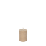 Uyuni Rustic Pillar Kaars Beige - Thumbnail Image 1