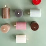 Uyuni Rustic Pillar Kaars Beige - Thumbnail Image 2